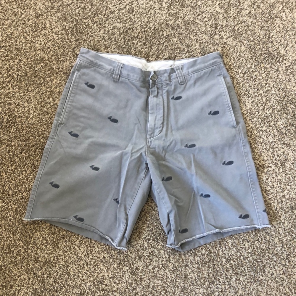 j crew whale print shorts